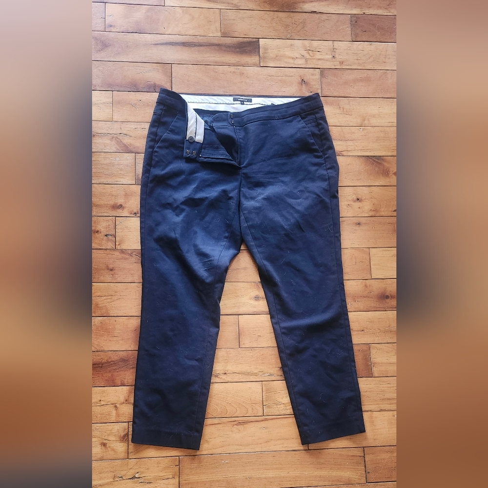Navy Blue Crop
